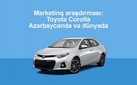 Toyota Corolla Azərbaycanda və dünyada