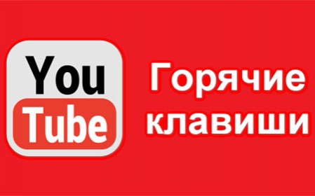 Полезные комбинации клавиш в YouTube